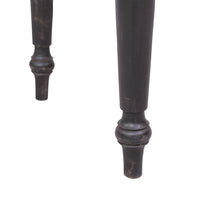 vidaXL Secretária com 3 gavetas 117x57x75 cm madeira de mogno maciça