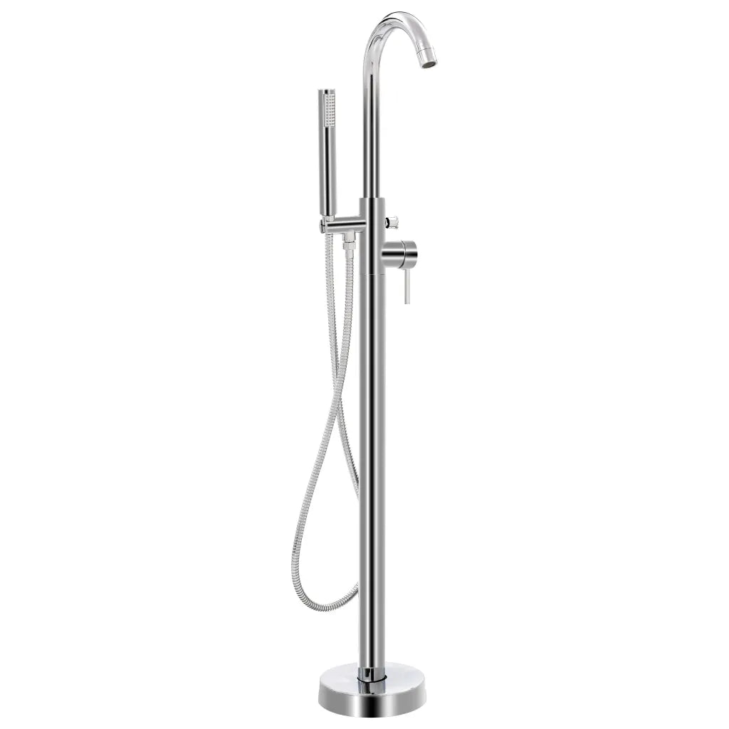 Torneira de pé para banheira aço inoxidável 118,5 cm