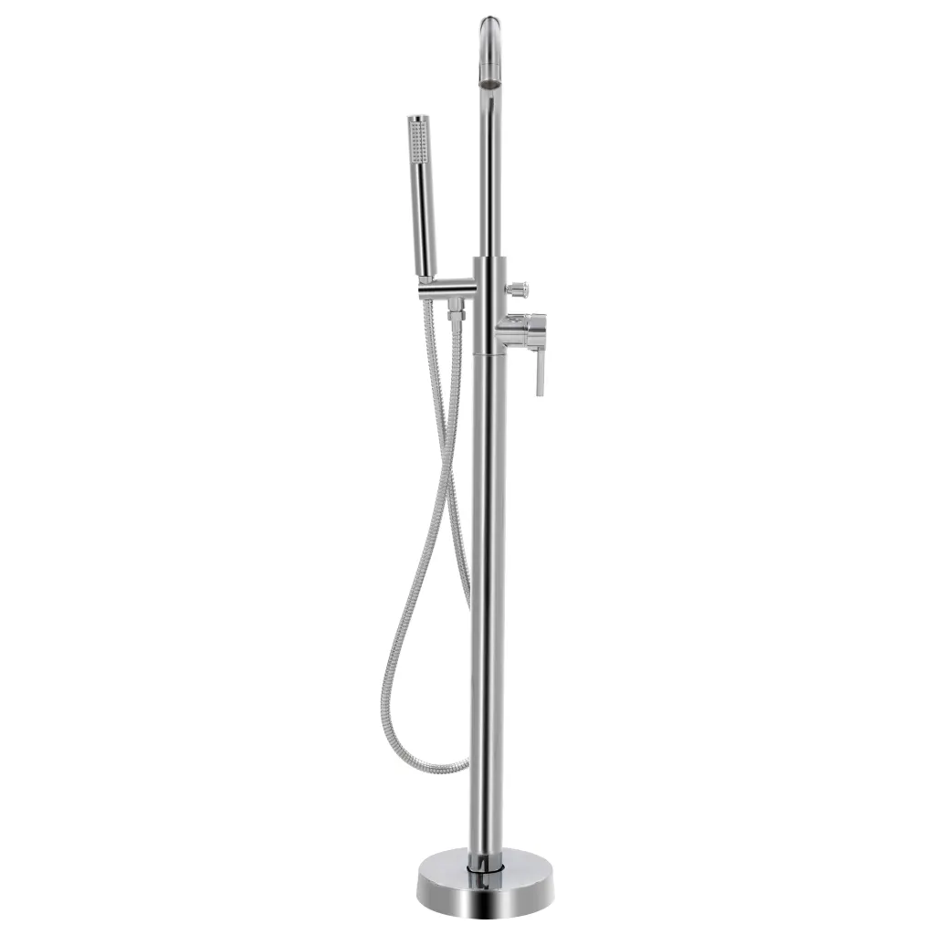 Torneira de pé para banheira aço inoxidável 118,5 cm
