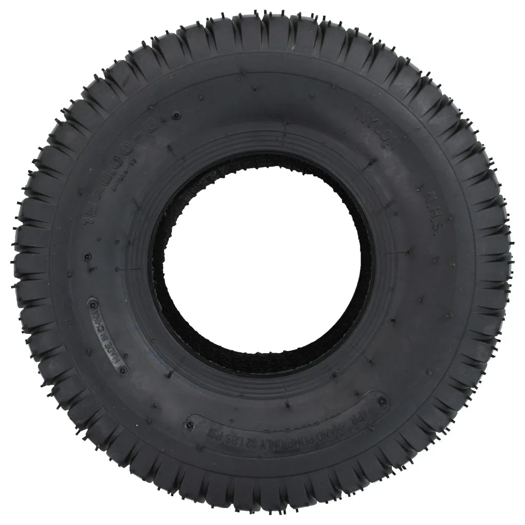 Pneus para carrinho de mão 2 pcs 15x6.00-6 4PR borracha