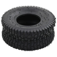 Conj. pneus e câmaras p/ carro mão 4 pcs 15x6.00-6 4PR borracha