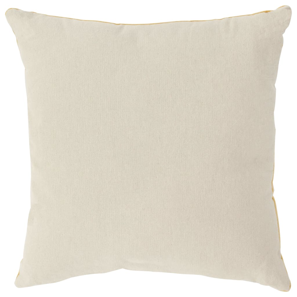 vidaXL Almofadões veludo de algodão 2 pcs 45x45 cm amarelo