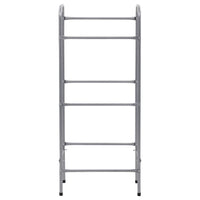 vidaXL Prateleira para 3 caixas 50x33x116 cm aço prateado