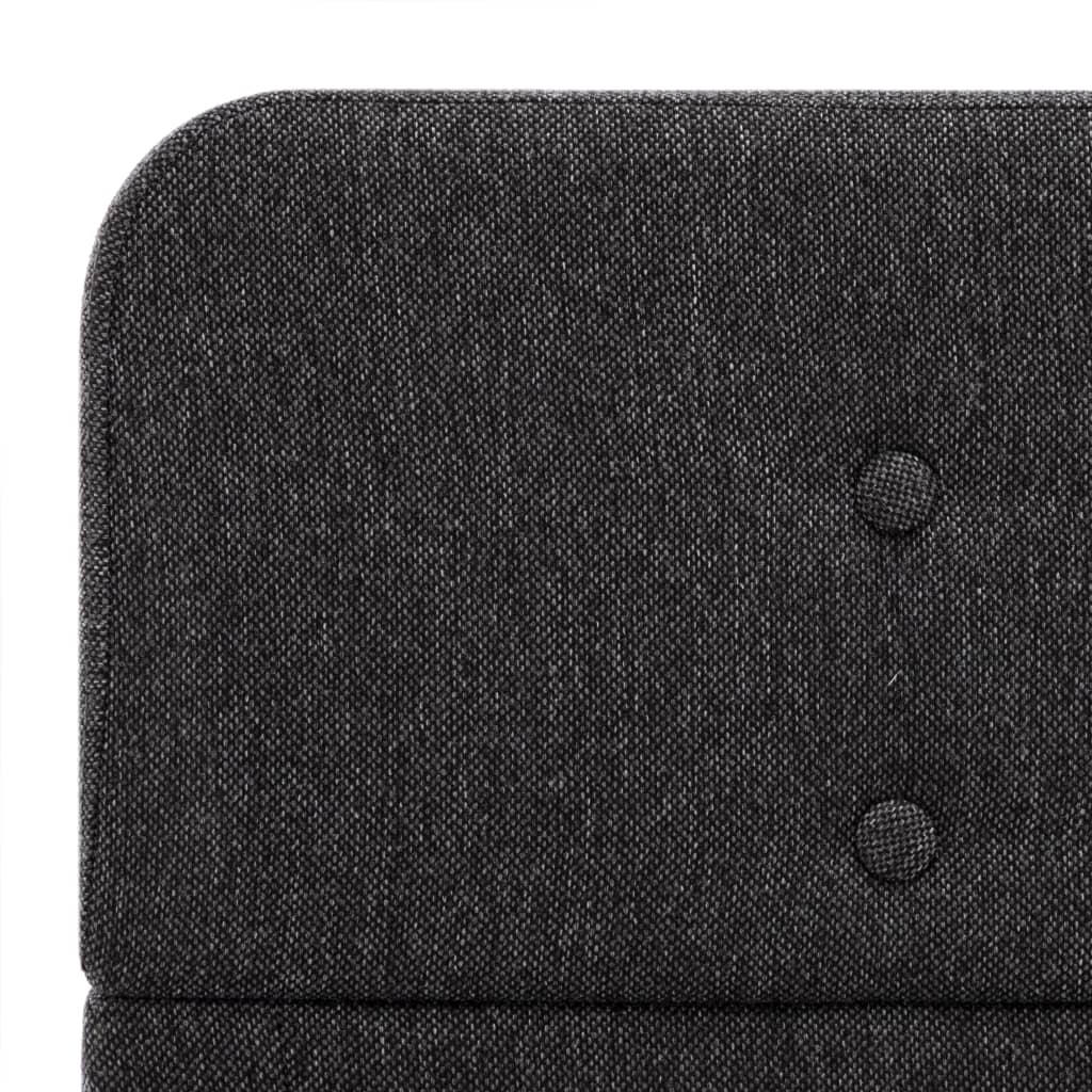 vidaXL Estrutura de cama 90x200 cm serapilheira cinzento-escuro