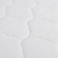 vidaXL Cama + colchão espuma memória 90x200 cm couro artificial branco