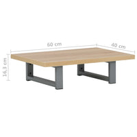 vidaXL Móvel de casa de banho 60x40x16,3 cm cor carvalho