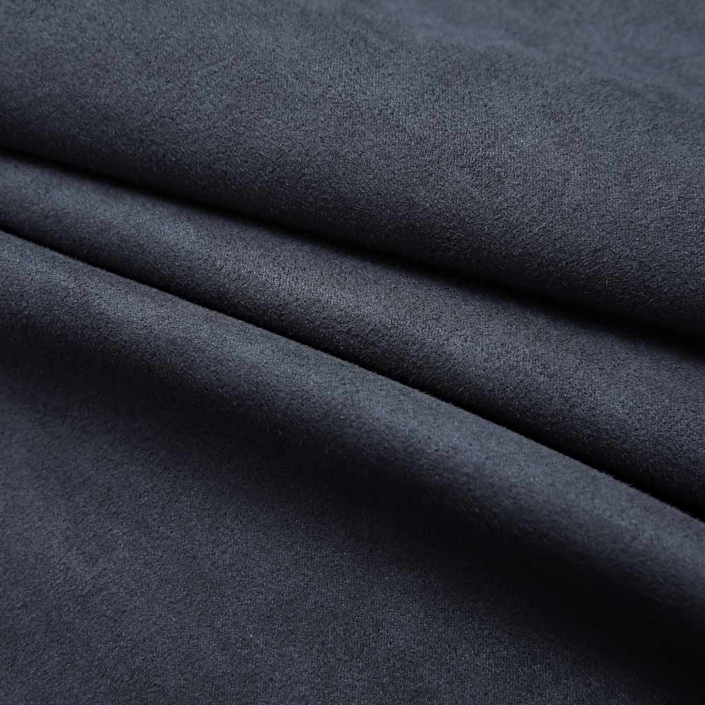 vidaXL Cortinas blackout c/ argolas em metal 2 pcs 140x175cm antracite