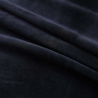 vidaXL Cortina blackout com argolas em metal 290x245 cm veludo preto