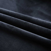 vidaXL Cortinas blackout com ganchos 2 pcs 140x175 cm veludo preto