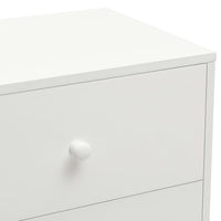 vidaXL Mesas cabeceira 2 pcs 40x30x50cm madeira de pinho maciça branco