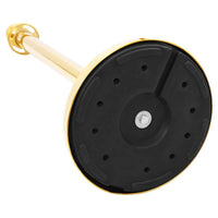 vidaXL Conjunto barreira delimitação/filas 3pcs aço inoxidável dourado