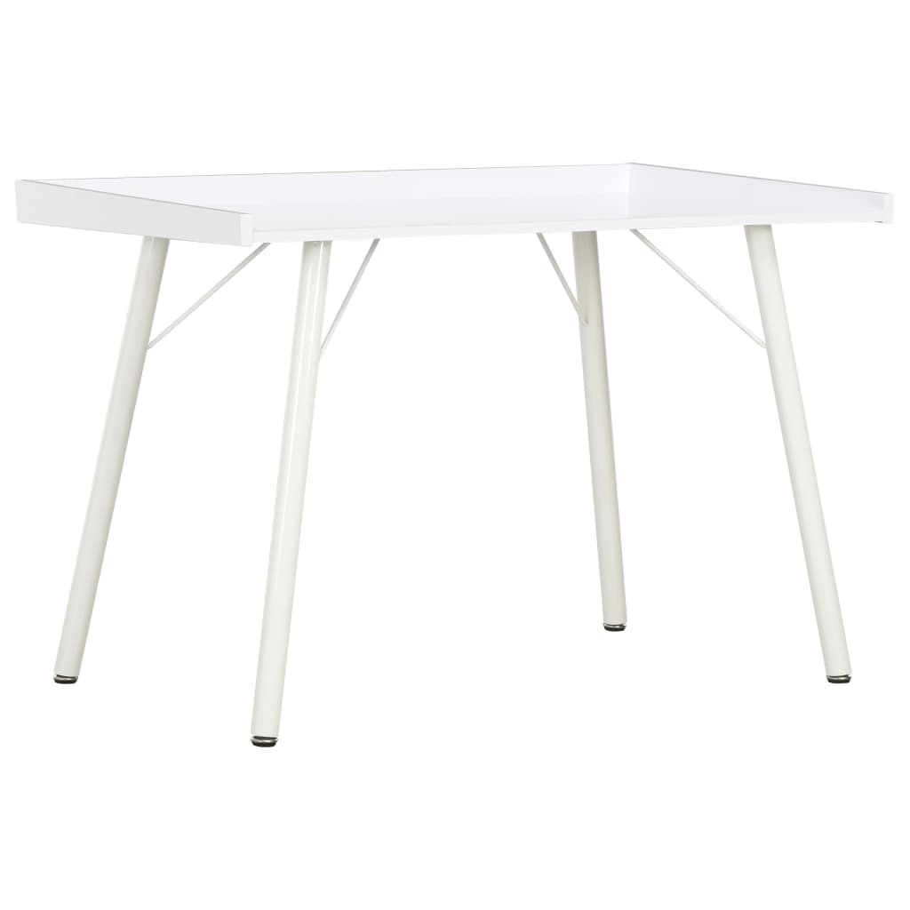 vidaXL Secretária 90x50x79 cm branco