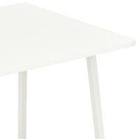 vidaXL Secretária com unidade de prateleiras 102x50x117 cm branco