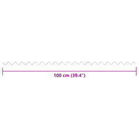 Espirais para gabião 24 pcs aço galvanizado 100 cm