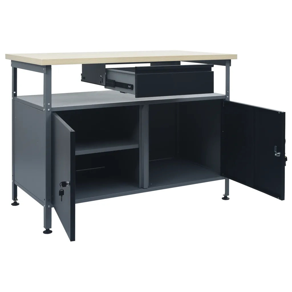 Bancada de trabalho 120x60x85 cm aço