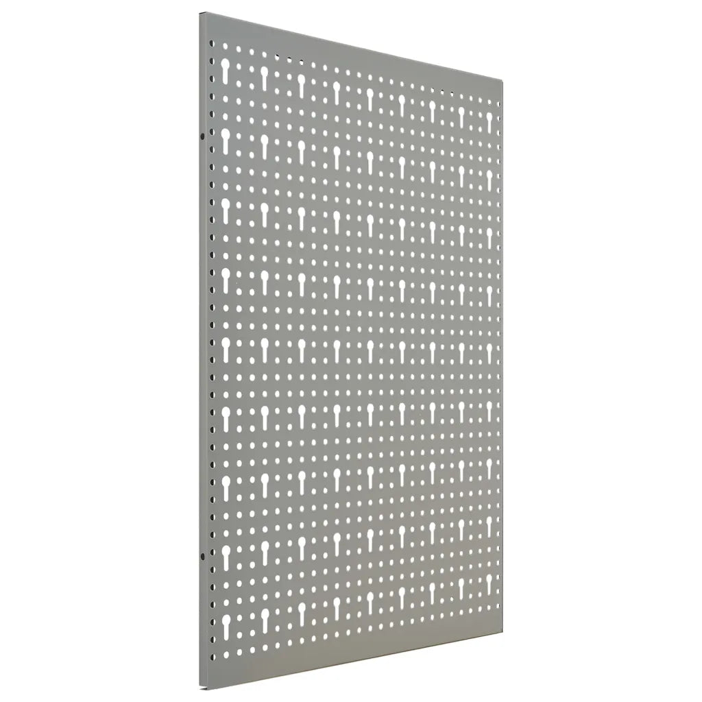 Placas perfuradas de parede 3 pcs 40x58 cm aço