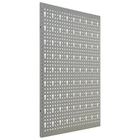 Placas perfuradas de parede 4 pcs 40x58 cm aço