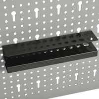 Placas perfuradas de parede 3 pcs 40x58 cm aço