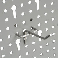 Placas perfuradas de parede 3 pcs 40x58 cm aço