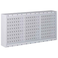 vidaXL Armário ferramentas parede industrial metal cinzento e preto