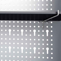 vidaXL Armário ferramentas parede industrial metal cinzento e preto