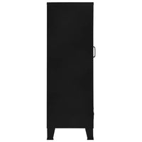 Armário de escritório com portas rede 75x40x120 cm aço
