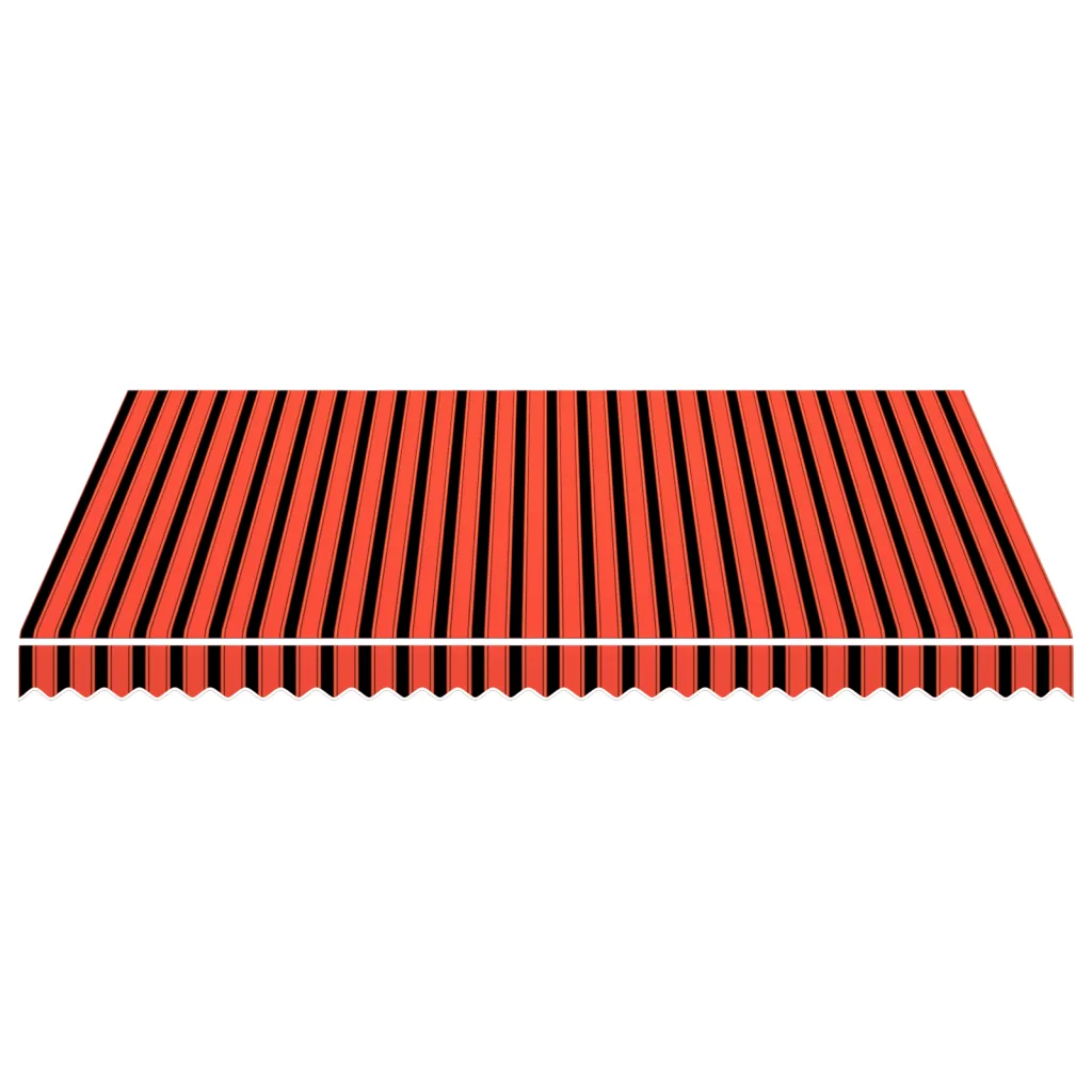 Lona para toldo laranja e castanho 4x3 m