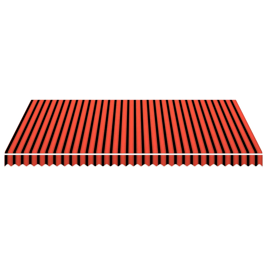 Lona para toldo laranja e castanho 4,5x3 m