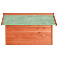 vidaXL Abrigo de cortador de relva 72x87x50 cm madeira de abeto maciça