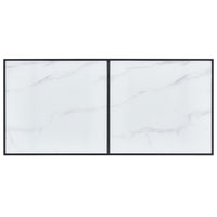 vidaXL Mesa de jantar 160x80x75 cm vidro temperado branco