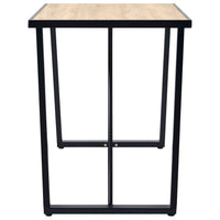 vidaXL Mesa de jantar 120x60x75 cm MDF cor carvalho