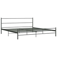 vidaXL Estrutura de cama 180x200 cm metal cinzento