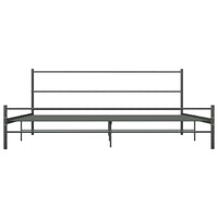vidaXL Estrutura de cama 180x200 cm metal cinzento