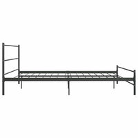 vidaXL Estrutura de cama 180x200 cm metal cinzento