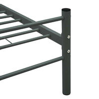 vidaXL Estrutura de cama 180x200 cm metal cinzento
