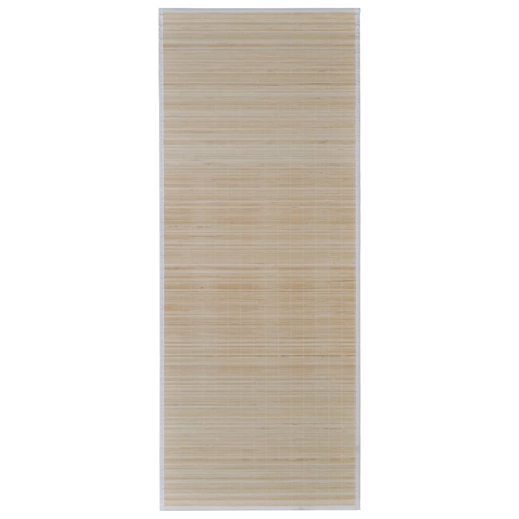 vidaXL Tapetes retangulares de bambu natural 2 pcs 120x180 cm
