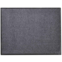 vidaXL Tapetes de porta PVC 2 pcs 90x60 cm cinzento