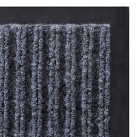 vidaXL Tapetes de porta PVC 2 pcs 90x60 cm cinzento