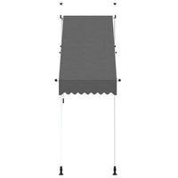 Toldo retrátil manual 100 cm