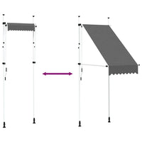 Toldo retrátil manual 100 cm