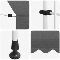 Toldo retrátil manual 100 cm
