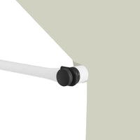 Toldo retrátil manual 100 cm