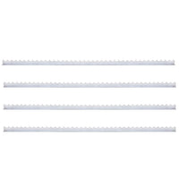 Barra serrilhada protetora de muros 4 pcs aço galvanizado 1 m
