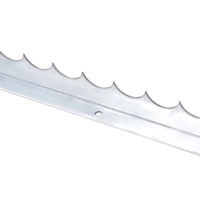 Barra serrilhada protetora de muros 4 pcs aço galvanizado 1 m