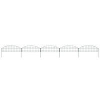 vidaXL Conj. painéis de vedação arqueados p/ jardim 77,3x26 cm verde