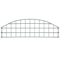 vidaXL Conj. painéis de vedação arqueados p/ jardim 77,3x26 cm verde