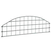 vidaXL Conj. painéis de vedação arqueados p/ jardim 77,3x26 cm verde