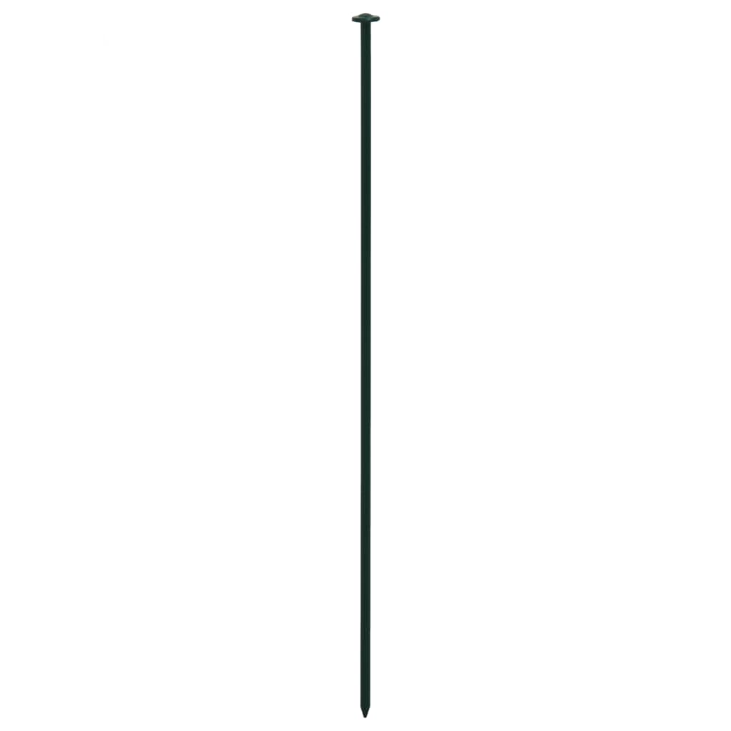 vidaXL Conj. painéis de vedação arqueados p/ jardim 77,3x26 cm verde
