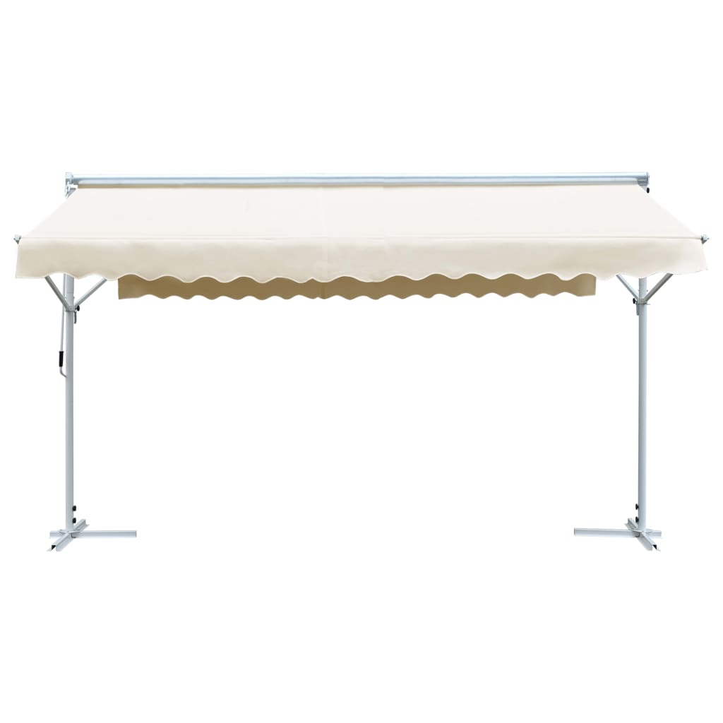 vidaXL Toldo de pé 500x300 cm creme