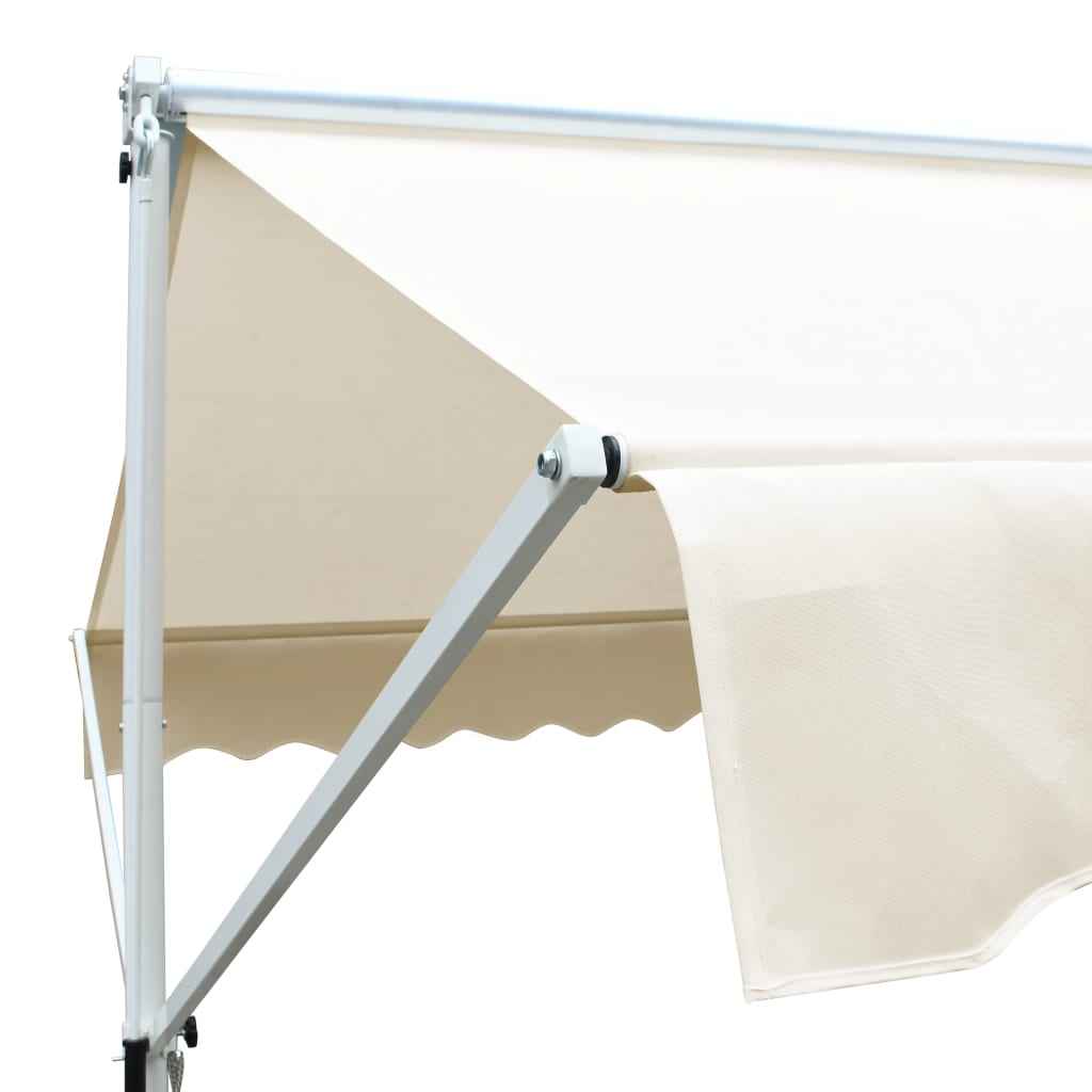 vidaXL Toldo de pé 500x300 cm creme